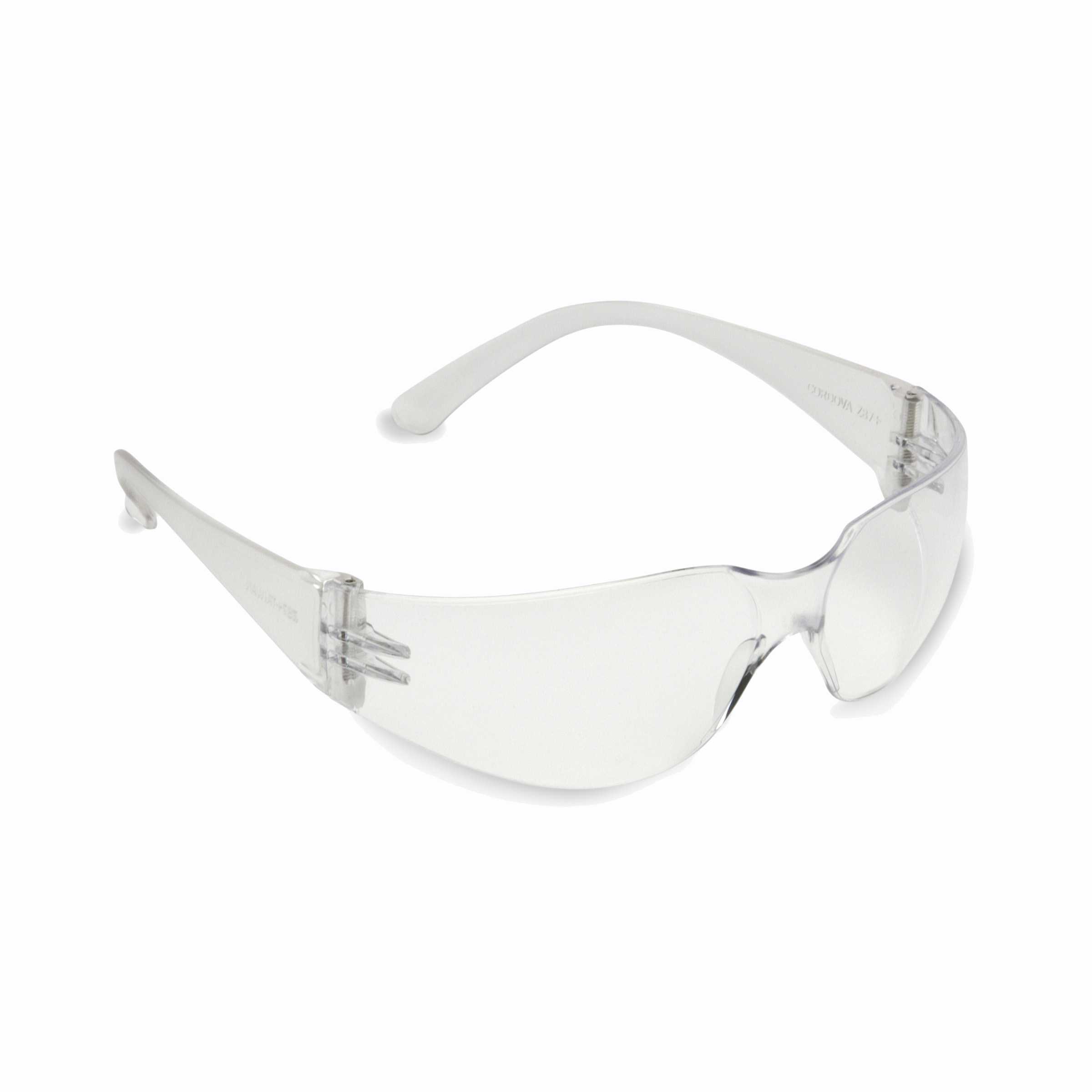 Cordova EHF10ST Bulldog Clear Safety Glasses, Anti-Fog