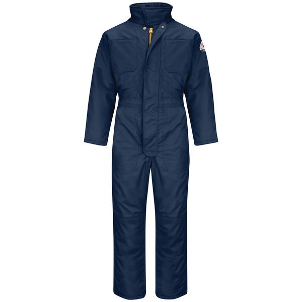 Bulwark CLC8NV Navy 12 oz. Deluxe Insulated FR Coverall