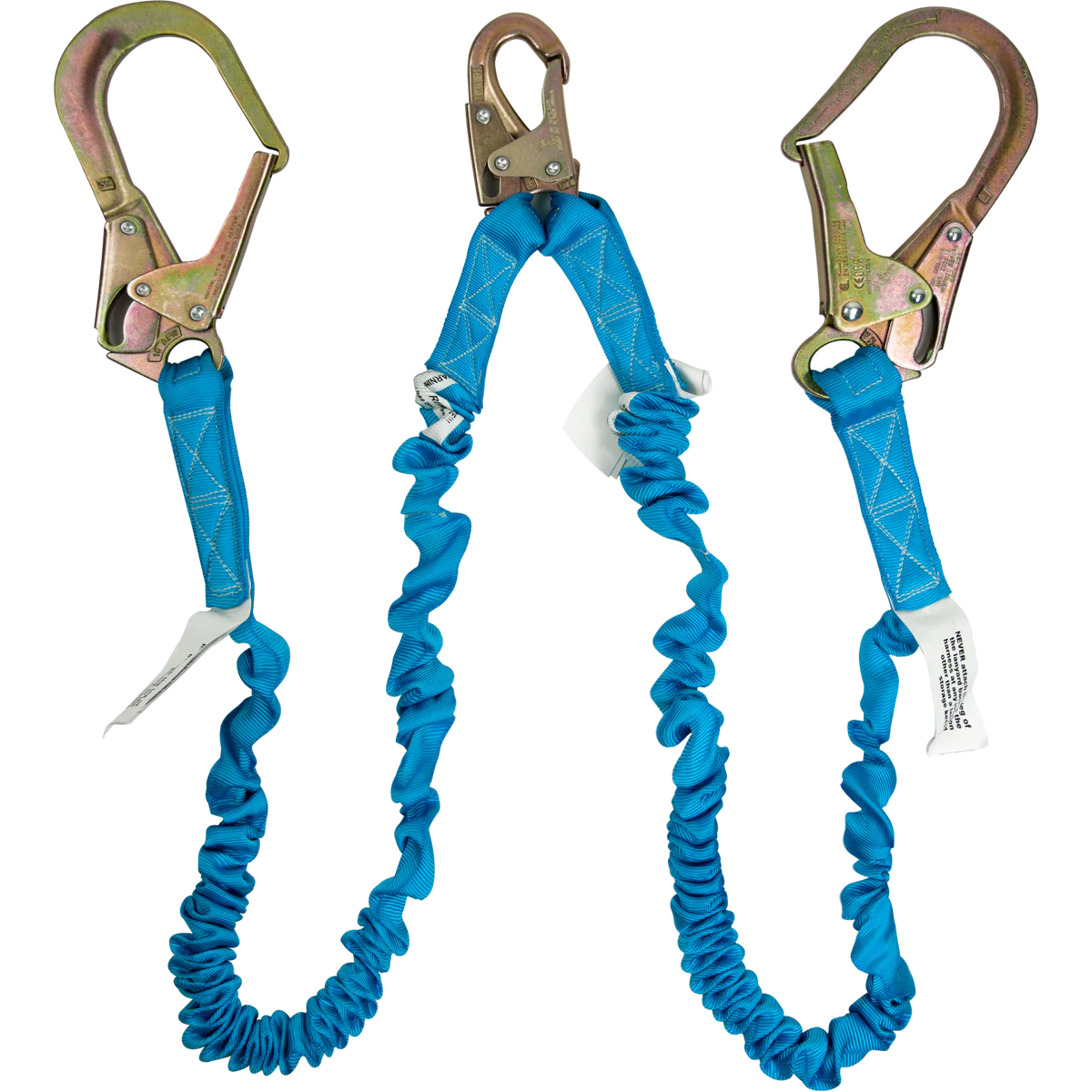 Ironwear 2340 4.5’- 6’ Stretchable Double Leg Shock Absorbing Lanyard