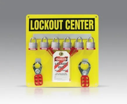 AccuformNMC KST404 Aluminum Hangar 6-Padlock Board