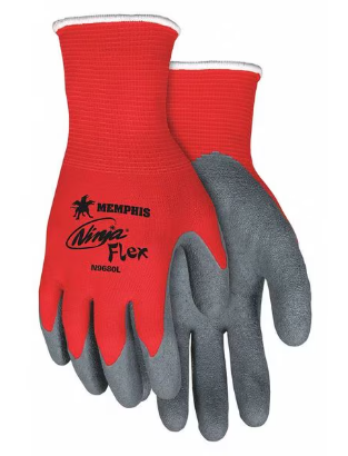 MCR N9680 Ninja Flex Coated Latex Gloves
