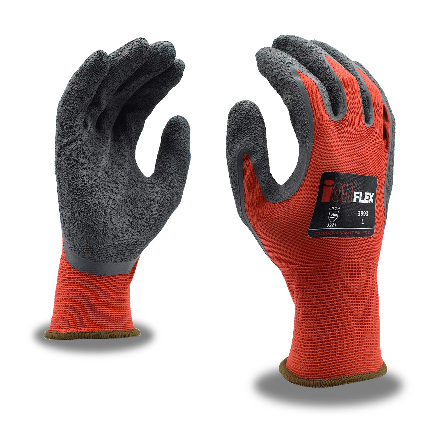 CORDOVA 3993 | ION-FLEX | LATEX | CRINKLE GLOVES