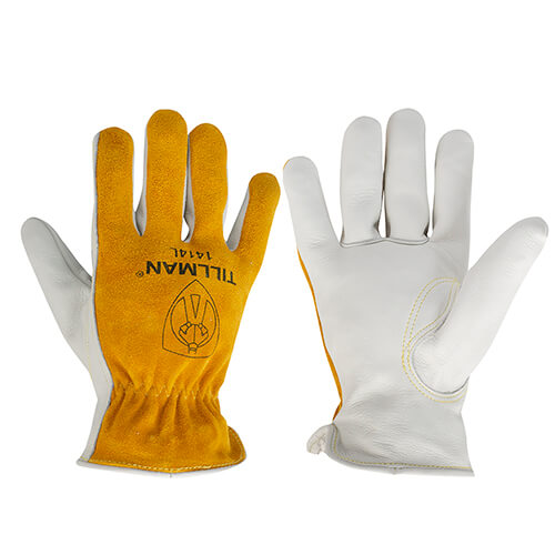 Tillman 1414 Top Grain/Split Cowhide Back Drivers Gloves