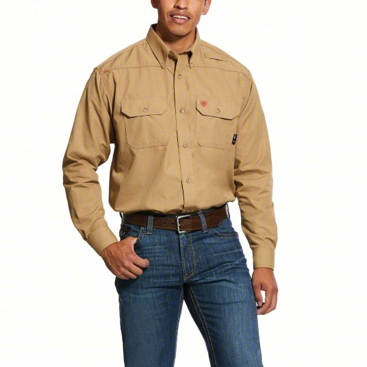 Ariat 10013512 Brown FR Button-Up