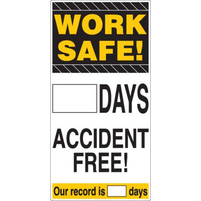 INCIDENT FREE SIGN NMCL5339