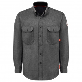 Bulwark QS50 Men's FR iQ Series Comfort Woven Lightweight Button Up Shirt