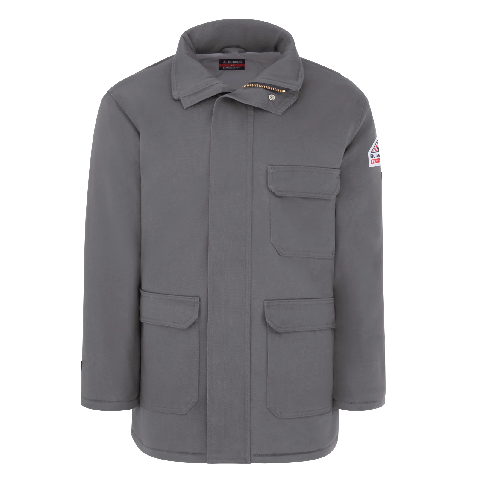 Bulwark JLP8GY Grey 12 oz. Excel FR ComforTouch Parka