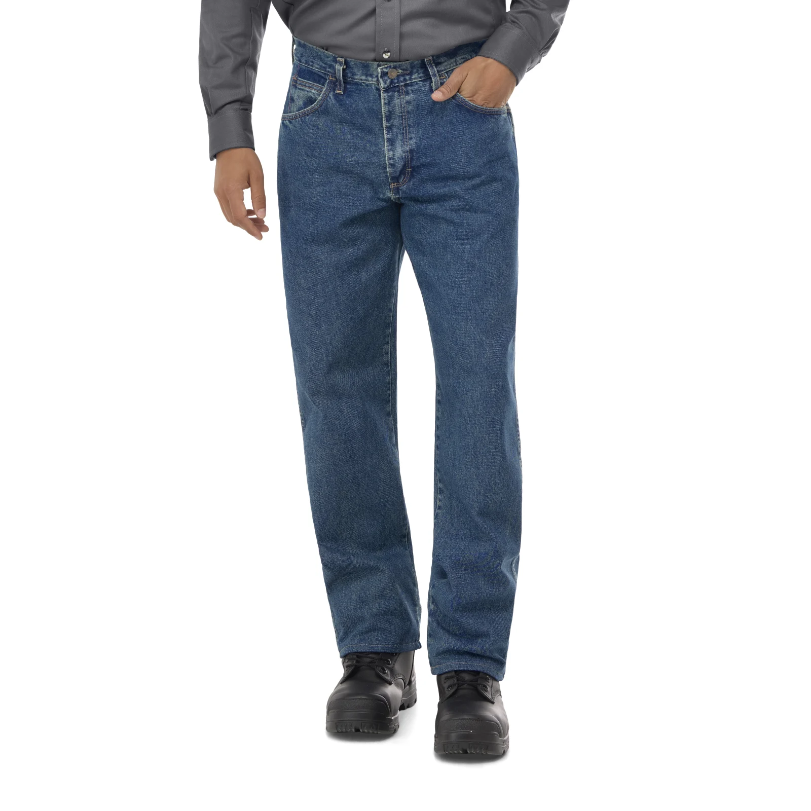 Bulwark PEJ6 Stonewash 14.75 oz. FR Loose Jean