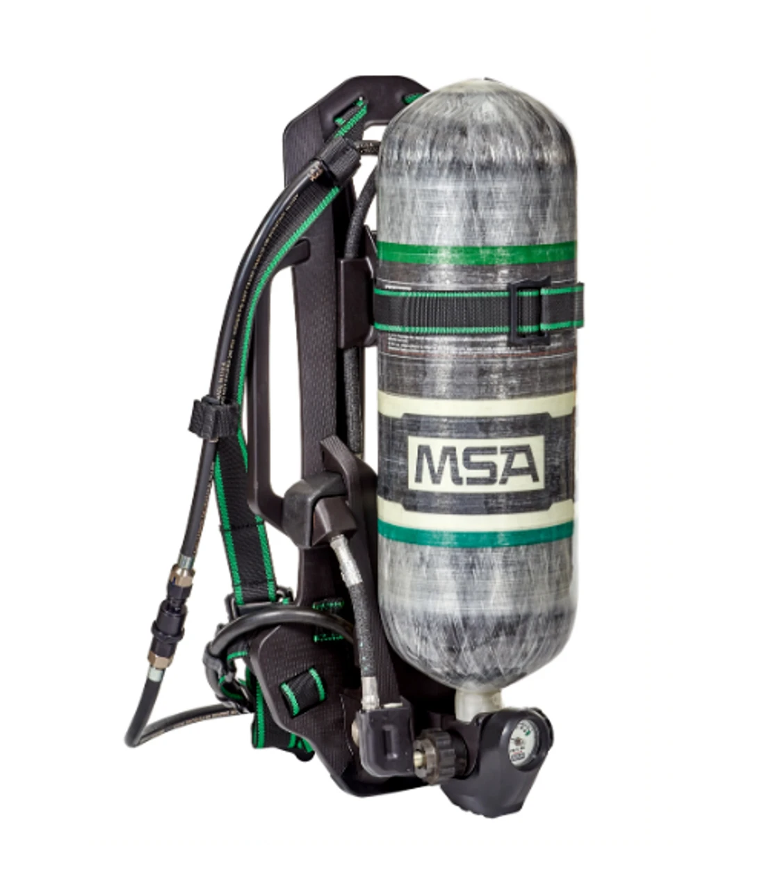 MSA 10215808 G1 Industrial SCBA, Carbon 45-Minute High-Pressure Cylinder 4,500 PSI, Medium G1 Facepiece, with Hard Case