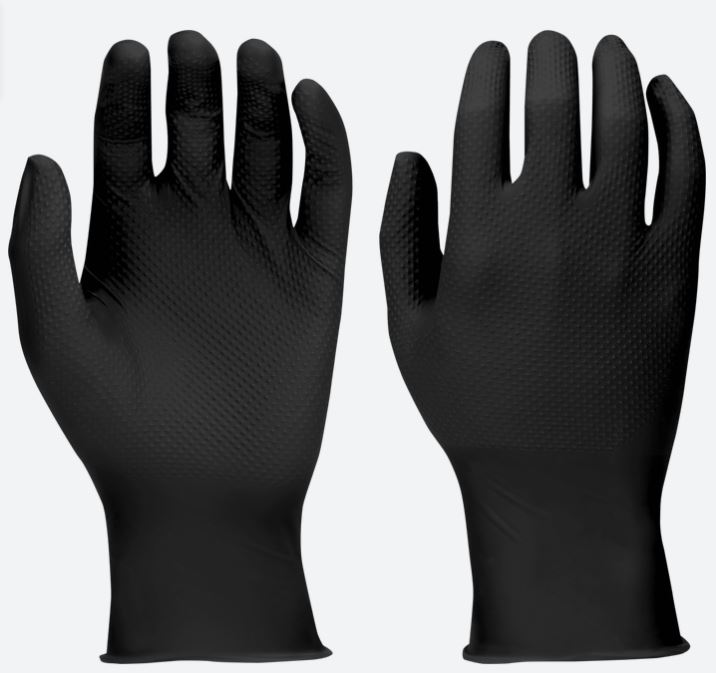 Ironwear 4625 Powder Free 8 Mil Disposable Nitrile Gloves