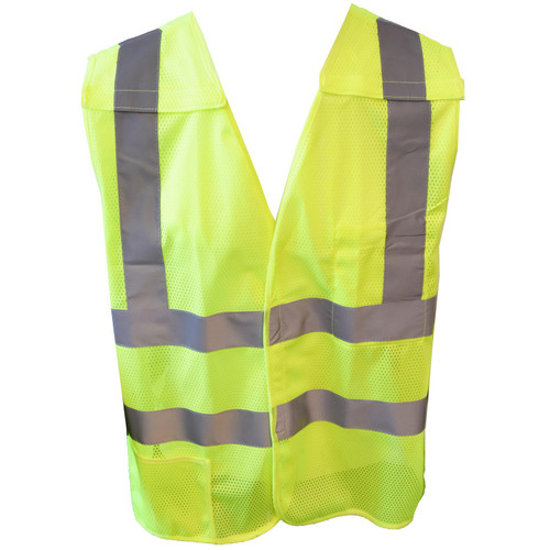 Cordova V231PFR Yellow Safety Vest COR-BRITE®, Type R, Class 2, FR