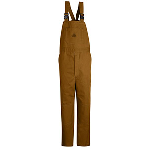 Bulwark BLF8 Duck Brown 11 oz. Uninsulated Bib Overalls