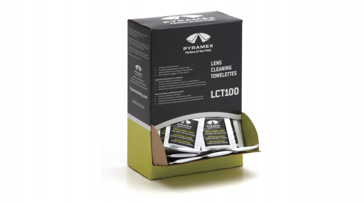 Pyramex LCT100 Lens Cleaning Towelettes