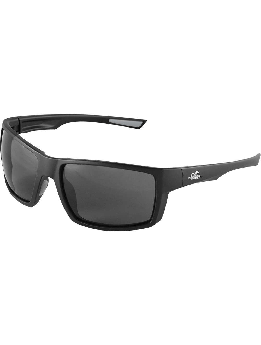 Bullhead Safety 2663AF Sawfish ™ Smoke Anti-Fog Lens, Matte Black Frame Safety Glasses