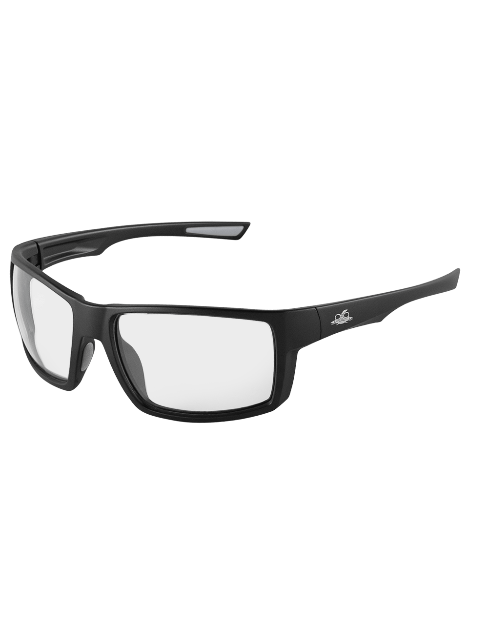 Bullhead 2661AF Sawfish™ Clear Anti-Fog Lens, Matte Black Frame Safety Glasses