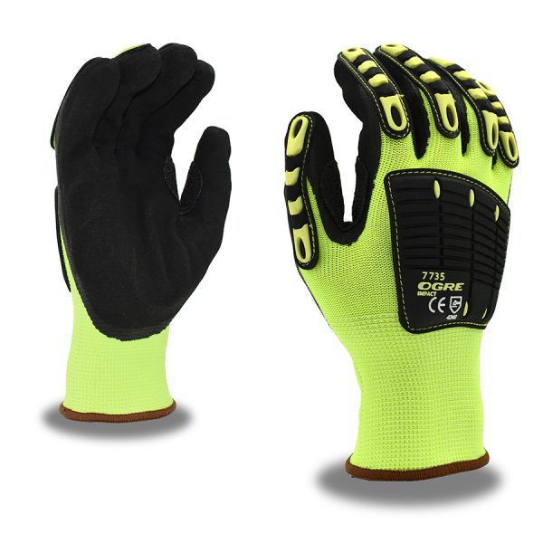 Cordova 7735 OGRE Impact Gloves, Sandy Nitrile