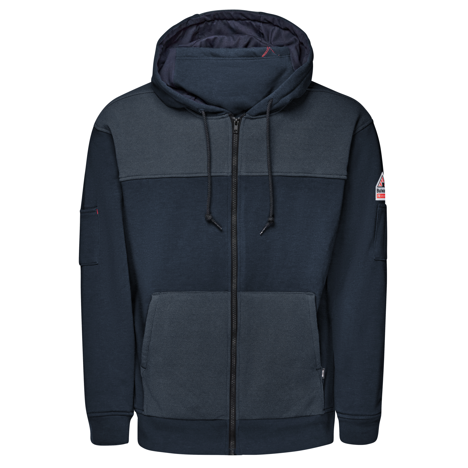 Bulwark SMM6 Men’s FR Full Zip Navy Hoodie