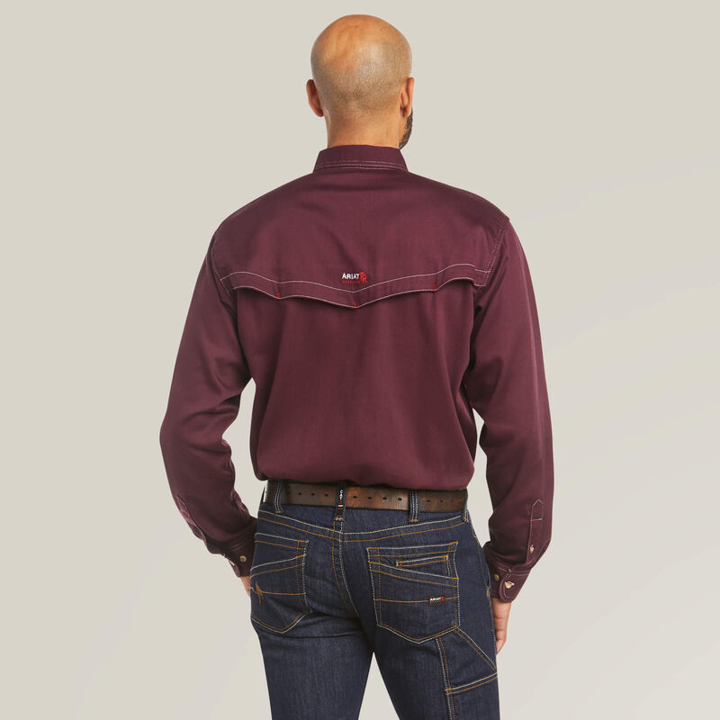 Ariat 10035432 MALBEC Men's FR Vented Work Shirt