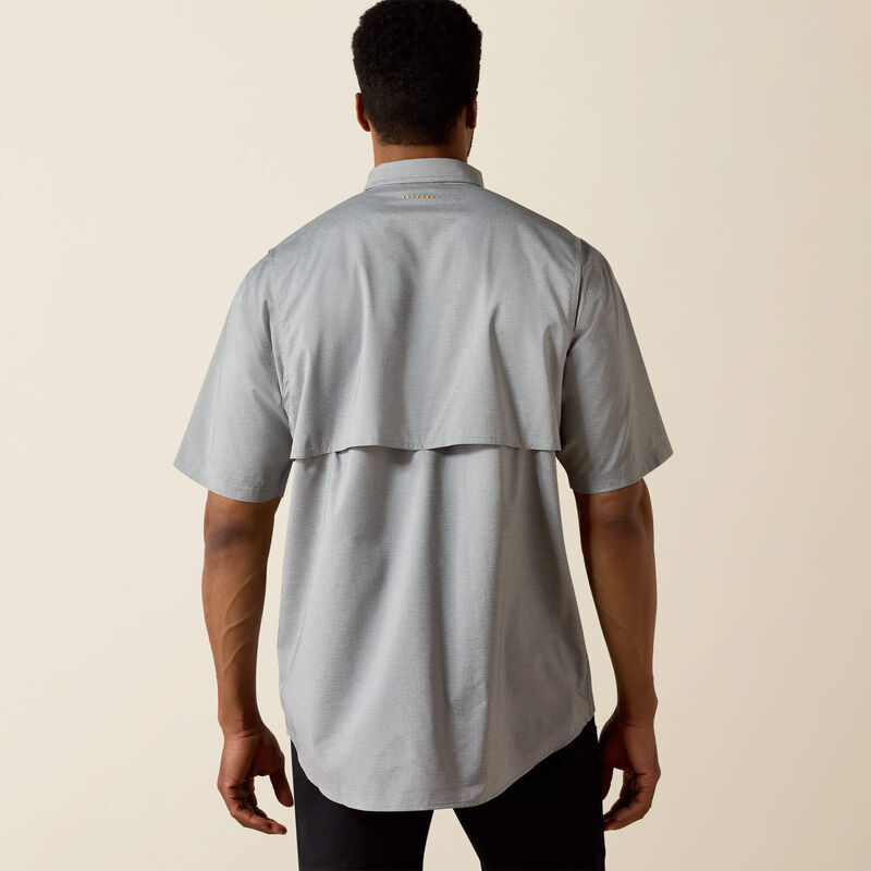 Ariat 10031024 Charcoal Heather Rebar Made Tough VentTEK DuraStretch Work Shirt