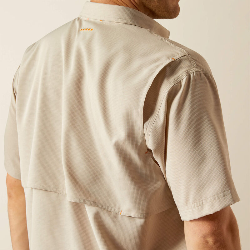 Ariat 10055198 ISLAND FOSSIL Rebar Made Tough VentTEK DuraStretch Work Shirt