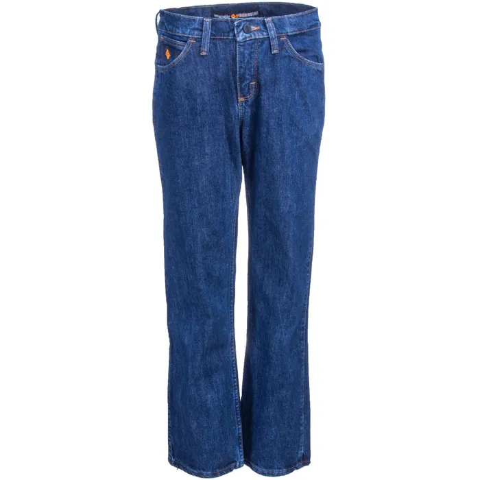 Wrangler FRW10DD Jeans Women's Dark Denim Flame Resistant Work Jeans