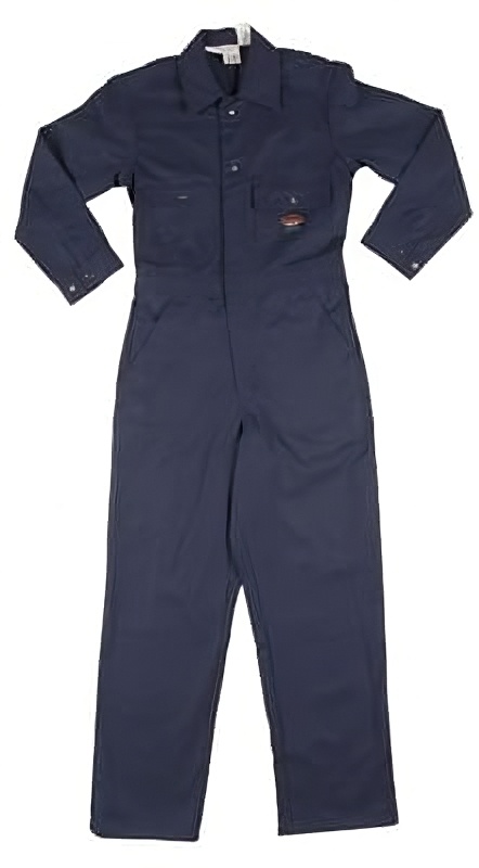 RASCO FR2803NV 7.5 Oz Navy Cotton Fire Retardant Coverall