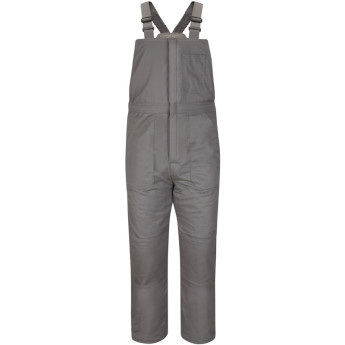Bulwark BLC8GY Gray 14 oz Deluxe Insulated FR Bib Overall 